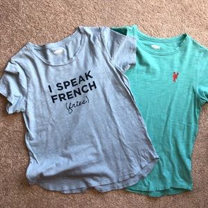 EUC Lot of 2 Old Navy shirts size M